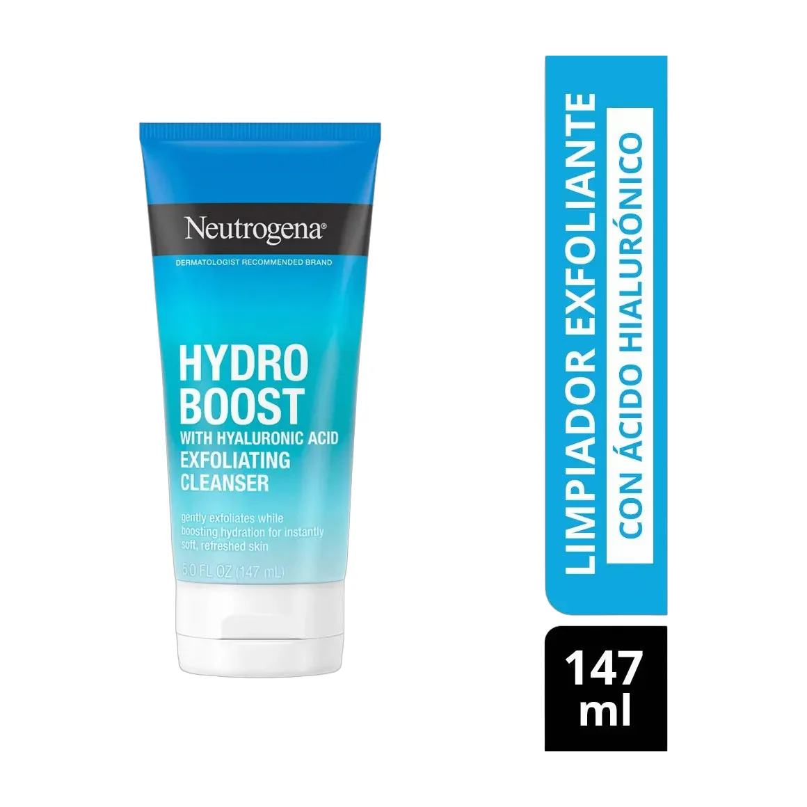 Johnson & Johnson Neutrogena Limpieza Facial Gel Limpiador Facial Neutrogena Hydro Boost Ácido Hialurónico 141 G Normal