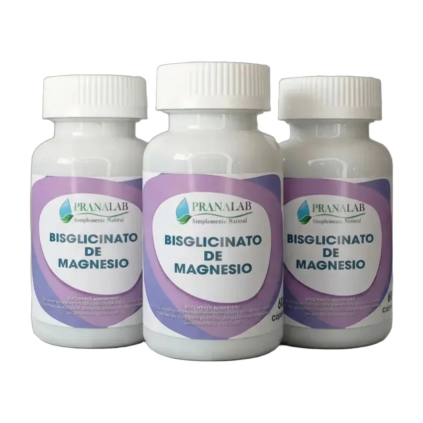 Pranalab Bisglicinato De Magnesio Cápsulas Vegano Sin Gluten 180 Unidades Sin Sabor
