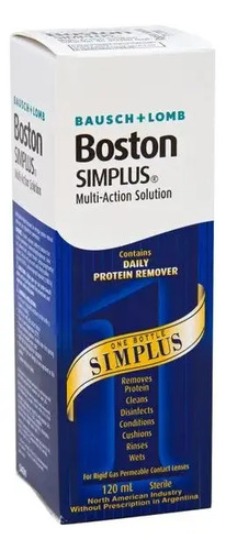 Solución Multipropósito Simplus 105ml Lentes Rígidos Y Gas Permeables