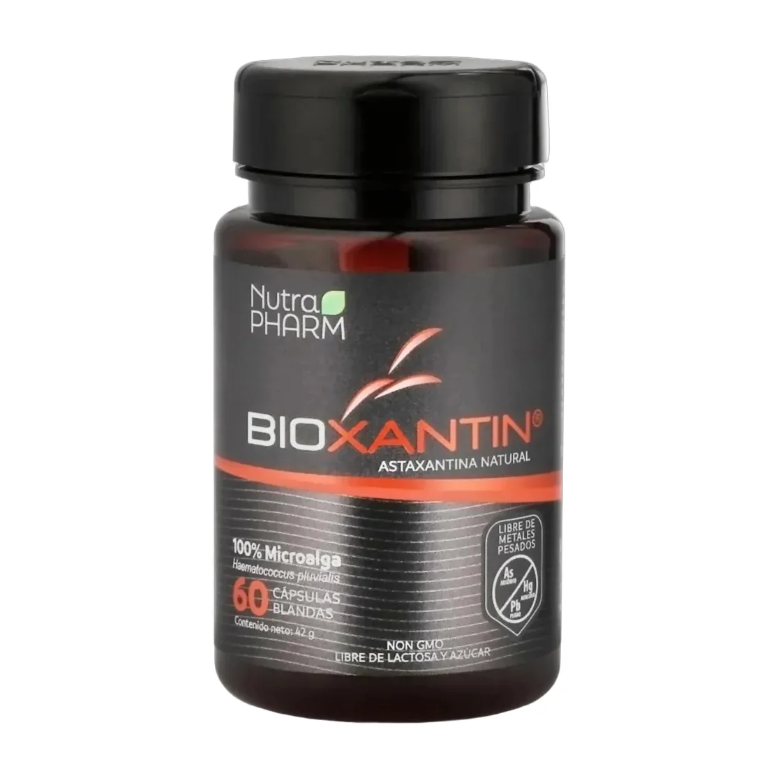Nutra Pharm Bioxantin 60 Cápsulas Antioxidante Natural Vegano Sin Gluten Original