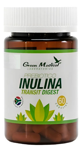 Prebiótico Inulina 60 Capsulas. Agronewen Sabor Sin Sabor