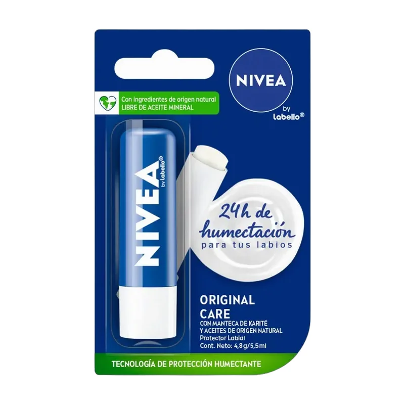 Bálsamo Labial Original Care 24h De Humectación 4.8g Nivea