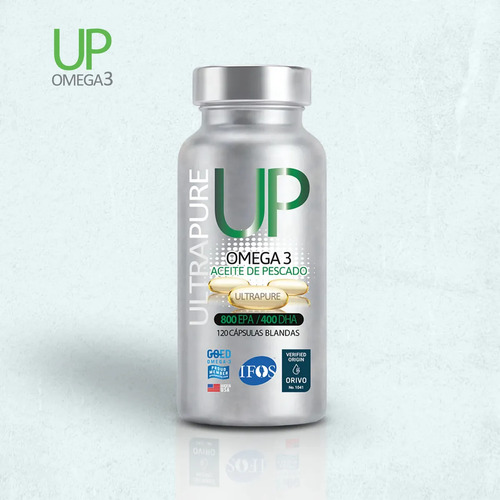 Omega 3 Up Ultrapure 120 Cápsulas 800 Epa 400 Dha