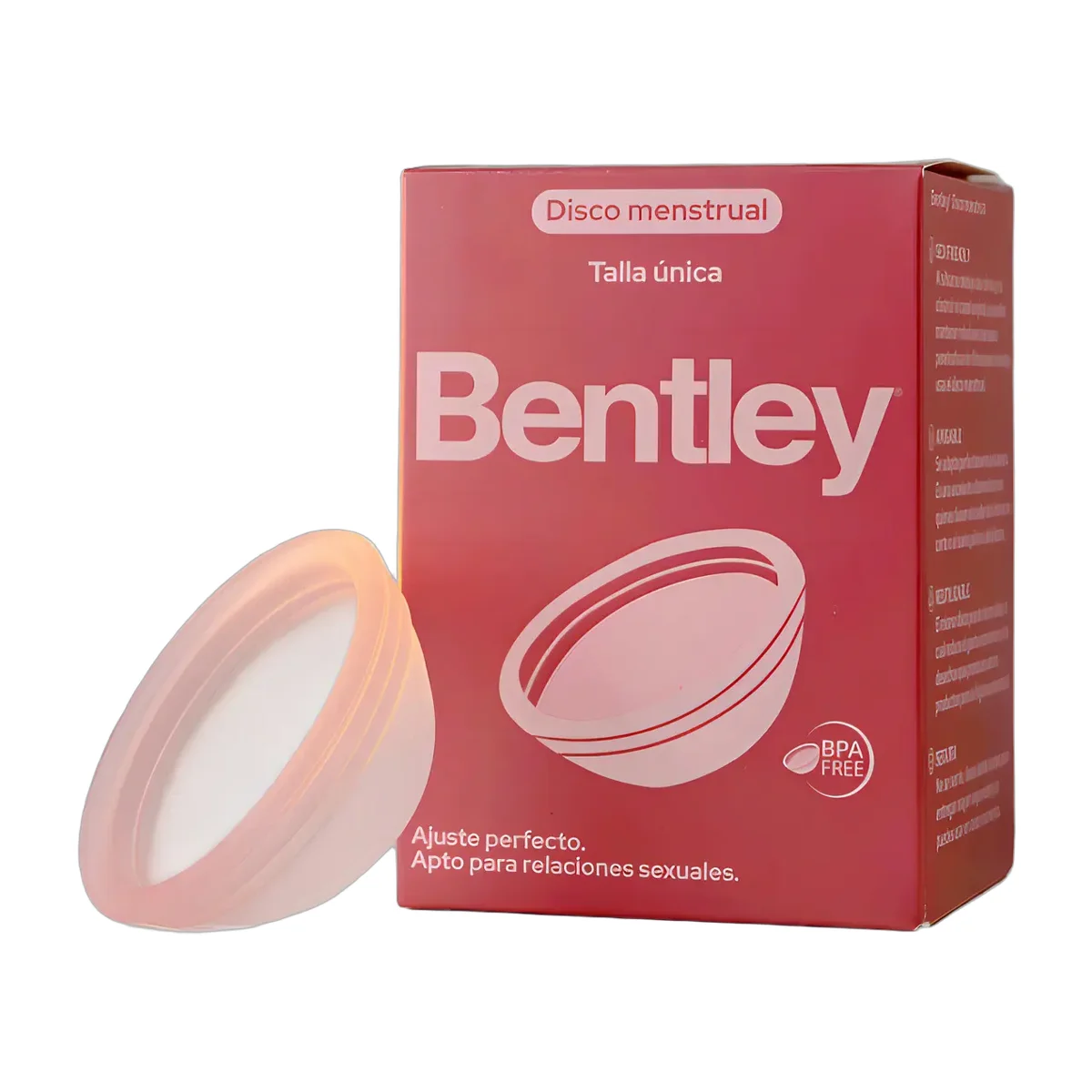 Disco Menstrual Bentley Talla Única Silicona Médica 1 Unidad