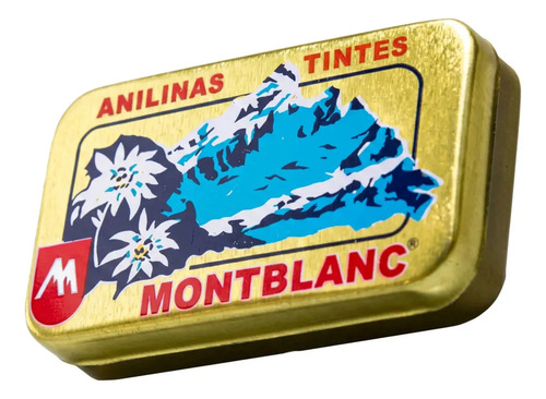Anilinas Montblanc Cajita Dorada 25g C/u Color Cafe