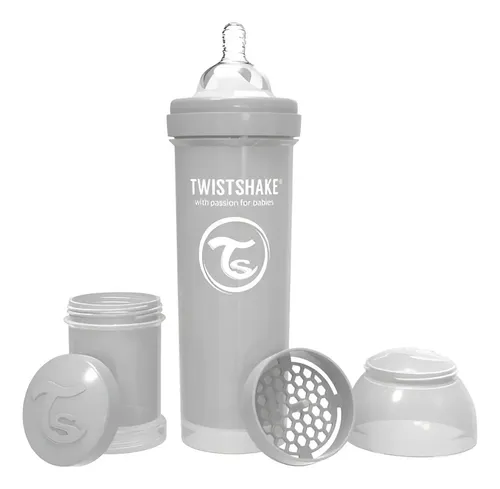 Twistshake Biberón Anticólico Gris Anti-colic