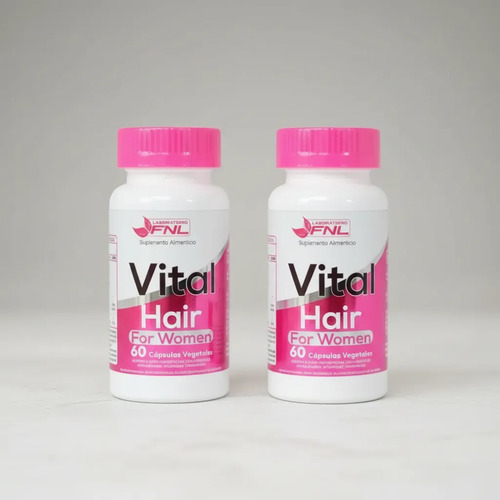 Vital Hair Fnl For Women Pack 120 Caps Cuidado Capilar Sin Sabor