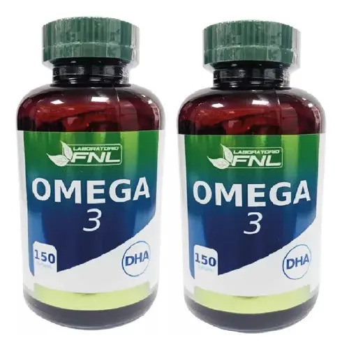 2 Frascos Omega 3 Ultra Concentrado, 2x150, 300 Cápsulas Fnl Sabor Sin Sin Sabor