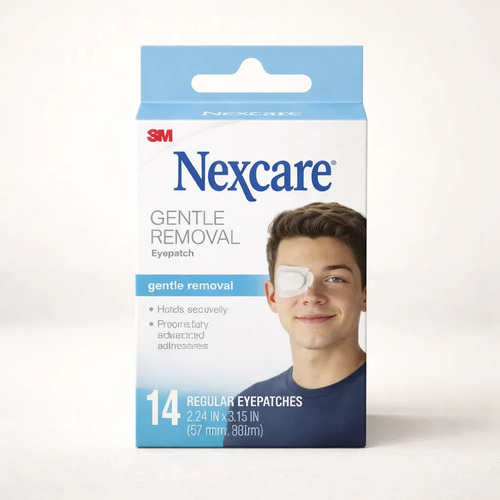Nexcare Parche Para Ojos De Eliminación Suave Tamaño Regular