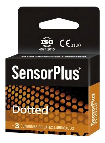 3 Preservativos Sensor Plus Dotted [1 Caja] / Texturados