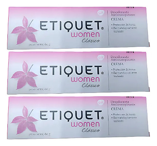 Desodorante Crema Etiquet Women Clásico 60 Gr Clásica