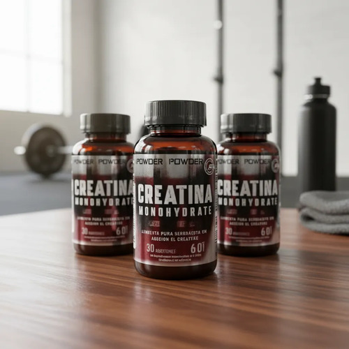 Creatina Fnl 3 Frascos De 60 Capsulas C/u, Total 180 Sin Sabor