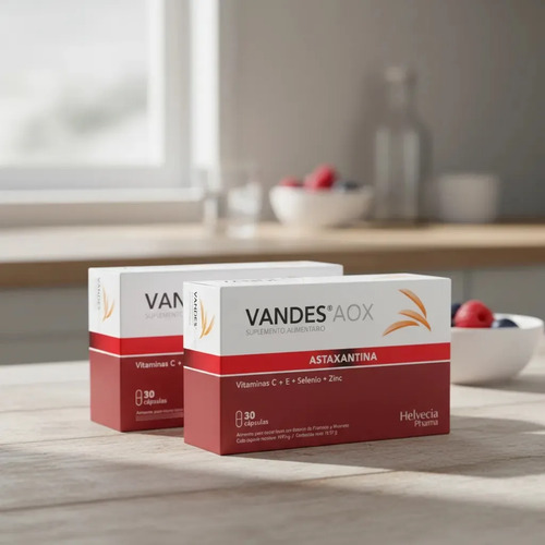 Tripack Suplemento Astaxantina Vandes Aox (3 Cajas) Sin Sabor