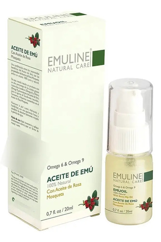 Emuline Aceite De Emu 100% Natural Con Rosa Mosqueta 20ml