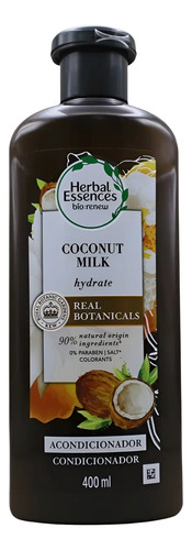 Acondicionador Herbal Essences Bio:renew Coconut Milk 400 Ml