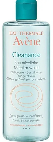 Agua Micelar Cleanance Removedor 400ml Avène