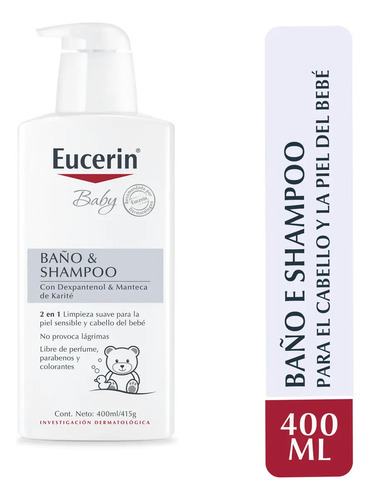 Baby Baño & Shampoo Eucerin 400ml