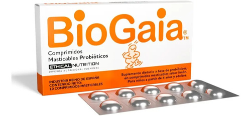 Biogaia Comprimidos Masticables Probióticos X 10 Comp. Sabor Limón