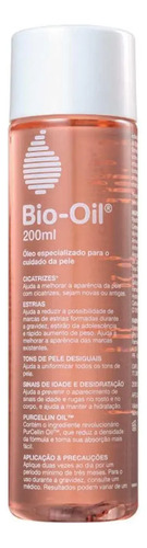 Aceite Para Cuerpo Y Abdomen Bio-oil Óleo Especializado Para O Cuidado Da Pele En Tubo 200ml
