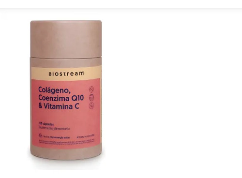 Colageno Hidrolizado + Coenzima Q10 & Vit C 120c Biostream Sin Sabor