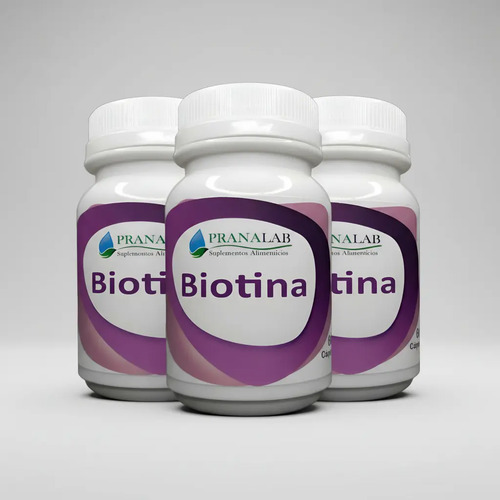 Biotina 150 Mcg 180 Cápsulas Pranalab Suplemento Sin Sabor