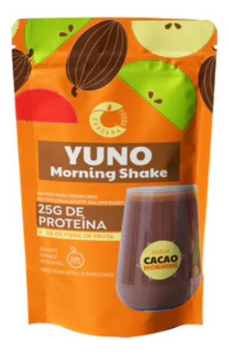 Cáscara Foods Yuno Shake Cacao Doypack 620g 10 Porciones Cacao Morning