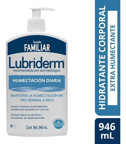 Crema Corporal Familiar Humectacion Diaria 946 Ml Lubriderm