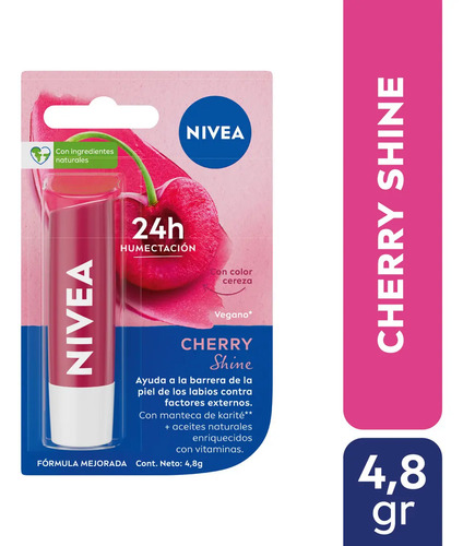 Nivea Lips Cherry Shine 4.8g Nivea