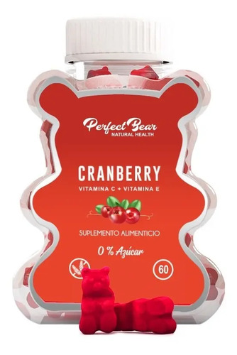 Cranberry Arándanos Rojos Vitamina C, E Gomitas 1 Mes