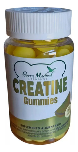 Creatina Gomitas 60 Uds. Green M. Agronewen Sabor Frutal