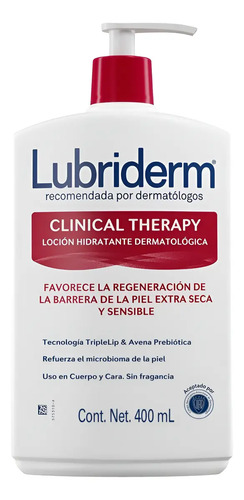 Crema Corporal Lubriderm Clinical Therapy 400 Ml