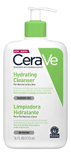 Desmaquillante Crema Hidratante Cerave 473ml Piel Seca