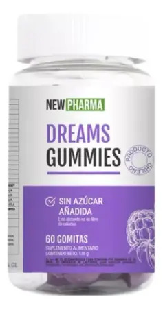 Dreams Gomitas 60 L-triptófano, Magnesio B6 Zinc Newpharma Mora Y Frutilla