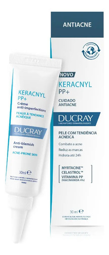 Ducray Keracnyl Pp Hidratación Piel Acneica Crema 30 Ml Grasa Día/noche
