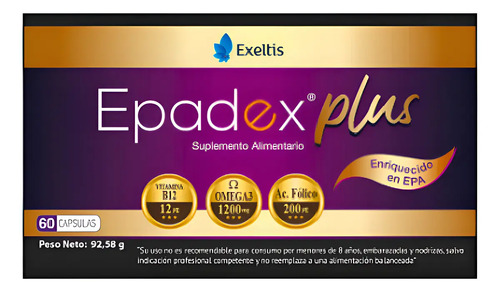 Epadex Plus ( Epa - Dha) 60 Cápsulas (omega, Desinflamante)