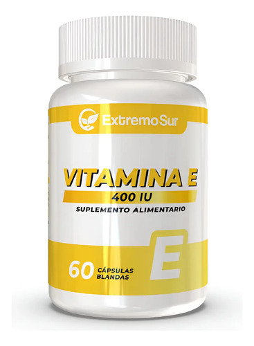 Vitamina E 400 Iu Cápsulas Blandas Antioxidante Extremo Sur 60 Unidades Propio
