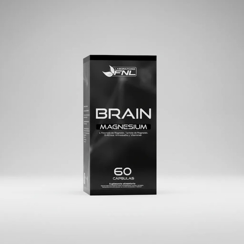 Brain Magnesium , Magnesio 551mg X 60 Capsulas,fnl Sin Sabor