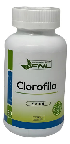 Clorofila 100% Natural 500mg 90 Caps Sabor Sin Sabor