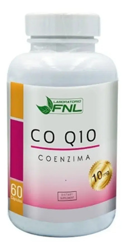 Coenzima Q10 Fnl 60 Capsulas. Sabor Natural / 1 Frasco