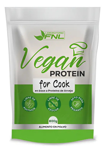 Vegan Protein Para Cocinar 800 Grs Sin Azúcar/aditivos Sabor Sin Sabor