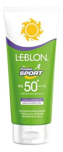 Bloqueador Solar Leblon Sport 50 Gr Fps 50