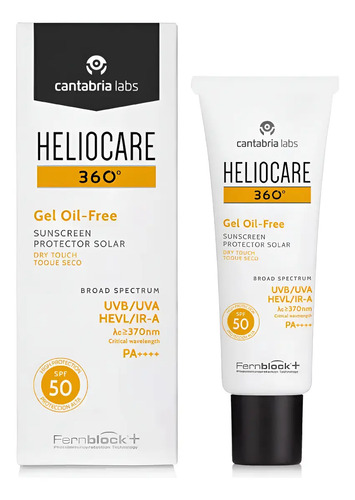 Protector Solar Heliocare 360 Gel Oil Free 50ml