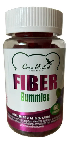 Gomitas De Fibra 60 Unidades Sabor Arándano Green Medical Sabor Berries