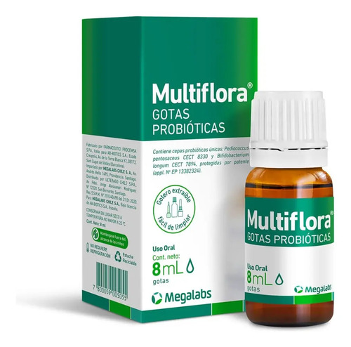 Multiflora Gotas Probioticas 8ml Sabor Sin Sabor