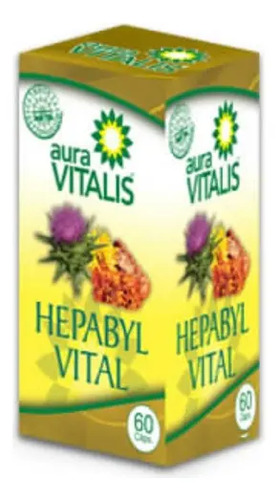 Hepabyl Vital Aura Vitalis 60 Cápsulas Alcachofa Boldo Propóleo Vitamina E Natural A.v