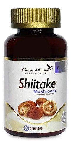 Hongo Shiitake Mushroom 60 Capsulas Gm. Agronewen Sabor S/s Sin Sabor