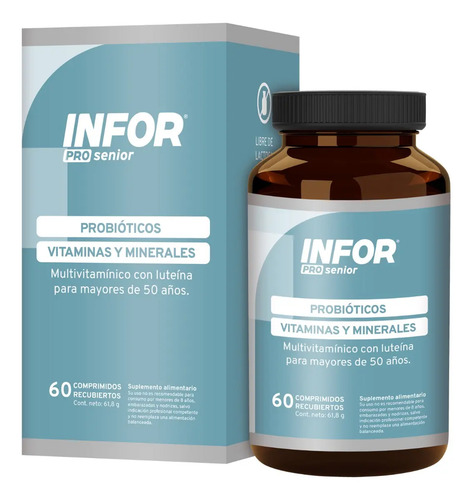 Infor Pro Senior 60 Comprimidos Sabor Sin Sabor