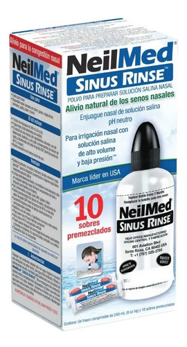 Kit De Inicio Neilmed Sinus Rinse 10pz Color Transparente