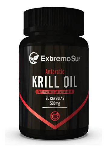 Aceite De Krill Omega-3 Extremo Sur 90 Cápsulas 500mg Epa Dha