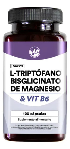 Bisglicinato De Magnesio & L-triptófano 120 Capsulas Sin Sabor